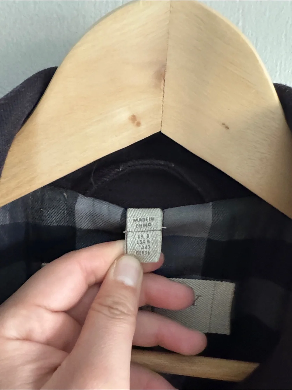 Burberry Black Trench Coat with Black Leather Sleeves - Picture 2 of 3